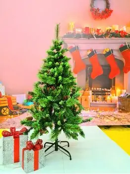 Christmas Tree With Pine Cones ნაძვის ხე შერეული მწვანე წიწვებით და გირჩით 120 სმ (OT2315)