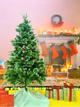Christmas Tree With Pine Cones And Berries საახალწლო ნაძვის ხე შერეული წიწვებით გირჩით და კენკრით 180 სმ (OT2071)