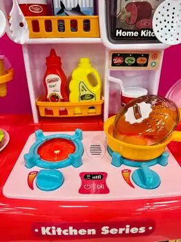 Toy Kitchen Set For Kids LY688 ფუნქციური საბავშვო სამზარეულო, 4 image