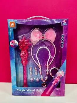 Magic Wand Set With Lights & Music Pink W8883-A ჯადოსნური ჯოხის ნაკრები, 2 image