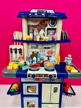 Happy Kitchen Cooker Toy For Kids 1234-3D ფუნქციური საბავშვო სამზარეულო, 3 image
