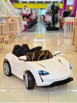 Porsche 911 For Kids White - საბავშვო ელექტრო მანქანა