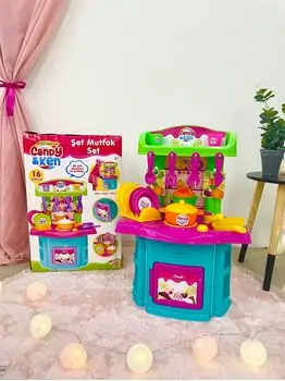 Dede 01505 CANDY & KEN CHEF KITCHEN SET სათამაშო სამზარეულო აქსესუარებით, 2 image