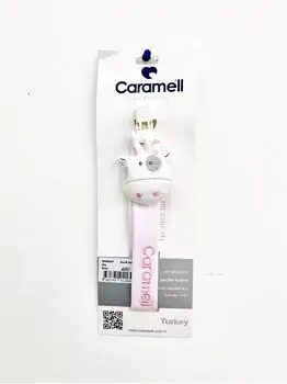 Caramell pacifer holder მატყუარას საკიდი 8967 baby pink