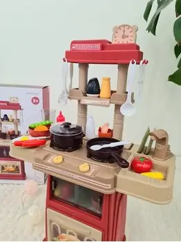 Spray kitchen Red 889-302 ფუნქციური საბავშვო სამზარეულო, 5 image