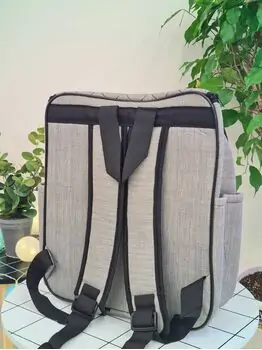 Missi Baby Mama Bag 2228 Grey დედის ჩანთა, 2 image