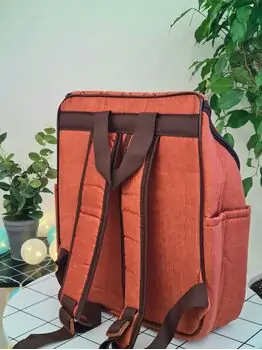 Missi Baby Mama Bag 2228 Red დედის ჩანთა, 2 image