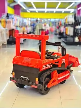 Excavator Red - ელექტრო ტრაქტორი კაუჩუკის საბურავებით, 2 image