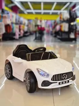 Mercedes Benz For Kids White - საბავშვო ელექტრო მანქანა