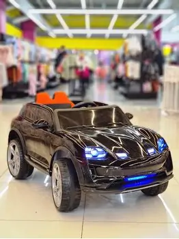 Porsche Cayenne For Kids Black - საბავშვო ელექტრო მანქანა
