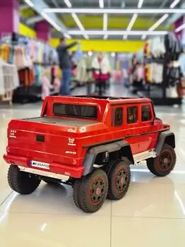 Mercedes Benz G65 Red -  ელექტრო მანქანა ტყავის სავარძლით, 2 image