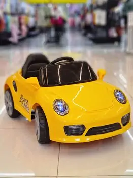 Porsche 911 Yellow - საბავშვო ელექტრო მანქანა