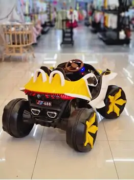 BMW Jeep Yellow - საბავშვო ელექტრო მანქანა, 2 image
