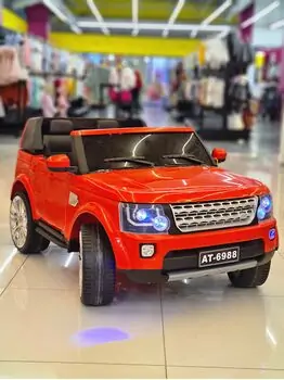Land Rover Jeep Red - საბავშვო ელექტრო მანქანა