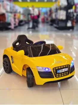 Audi A6 Yellow - საბავშვო ელექტრო მანქანა