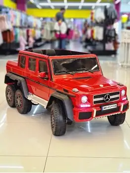 Mercedes Benz G65 Red -  ელექტრო მანქანა ტყავის სავარძლით