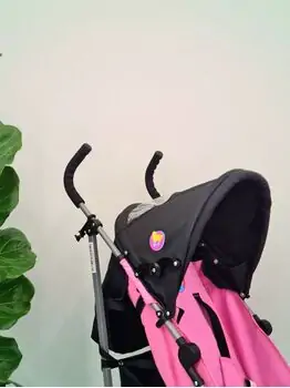 Baby Stroller Wonderful Pink მსუბუქი სასეირნო ეტლი, 7 image