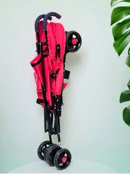 BABY HOPE SC-107 BUGGY STROLLER (RED) სასეირნო ეტლი, 3 image