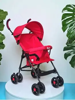 BABY HOPE SC-107 BUGGY STROLLER (RED) სასეირნო ეტლი, 2 image
