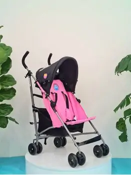 Baby Stroller Wonderful Pink მსუბუქი სასეირნო ეტლი, 4 image