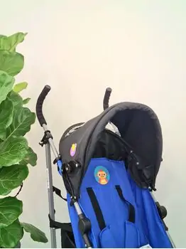 Baby Stroller Wonderful Blue მსუბუქი სასეირნო ეტლი, 8 image