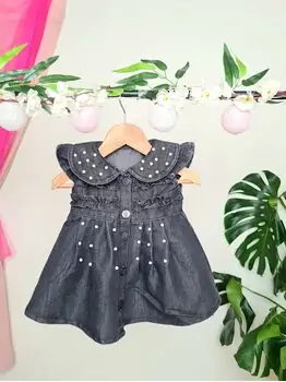 Jeans Dress Maibella MAİ25-0687 საბავშვო ჯინსის კაბა