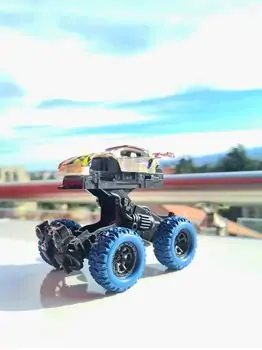 Off Road Mini Blue Car 690-101 ტრანსფორმერი სათამაშო მანქანა, 4 image