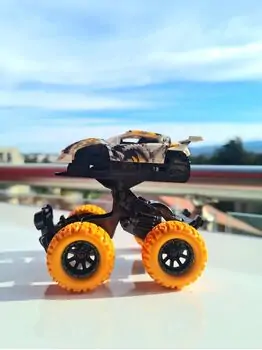 Off Road Mini Orange Car 690-101 ტრანსფორმერი სათამაშო მანქანა, 3 image