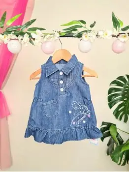 Jeans Dress Maibella MAİ21-735 საბავშვო ჯინსის კაბა