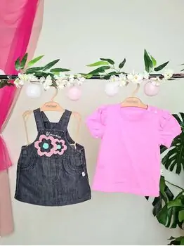 Flowers Dress 2in1 Set 26-743 Maibella საზაფხულო ორეული, 2 image