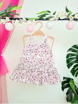 Babe flower dress საბავშვო ყვავილებიანი კაბა