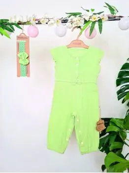 Summer Vintage 2in1 Set ჩვილის საზაფხულო კომბინიზონი