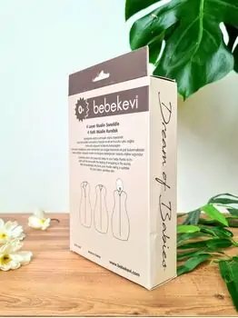 Bebekevi 4 Layer Muslin Swaddle 1368 G საბავშვო მუსლინი, 4 image