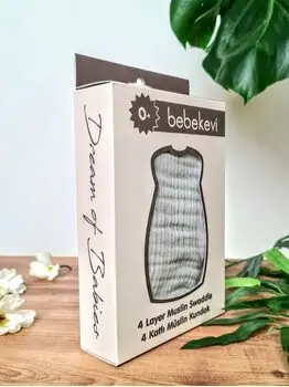 Bebekevi 4 Layer Muslin Swaddle 1368 M საბავშვო მუსლინი, 3 image