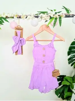 Vintage Summer Jumpsuit 2in1 Set საზაფხულო კომბინიზონი