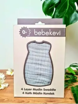 Bebekevi 4 Layer Muslin Swaddle 1368 M საბავშვო მუსლინი, 2 image