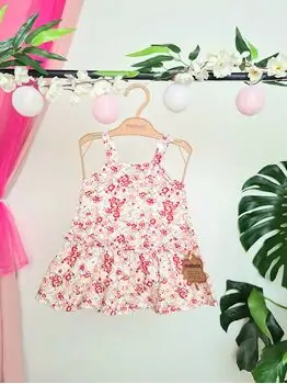 Babe flower dress საბავშვო ყვავილებიანი კაბა