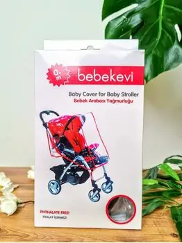 Bebekevi 736 Baby Cover For Baby Stroller ეტლის საწვიმარი, 4 image