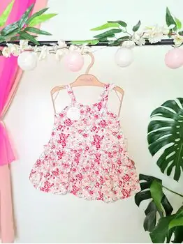Babe flower dress საბავშვო ყვავილებიანი კაბა
