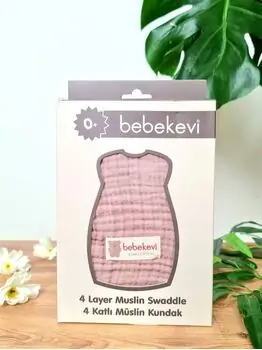 Bebekevi 4 Layer Muslin Swaddle 1368 G საბავშვო მუსლინი, 2 image