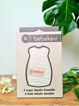 Bebekevi 4 Layer Muslin Swaddle 1368 E საბავშვო მუსლინი, 2 image