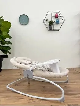KikkaBoo Electrical swing & Bouncer Dozy Bear with me Beige საბავშვო ელექტრო შეზლონგი, 7 image