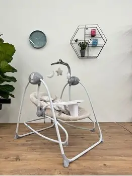 KikkaBoo Electrical swing & Bouncer Dozy Bear with me Beige საბავშვო ელექტრო შეზლონგი, 2 image
