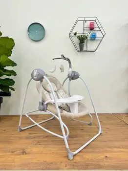 KikkaBoo Electrical swing & Bouncer Dozy Bear with me Beige საბავშვო ელექტრო შეზლონგი
