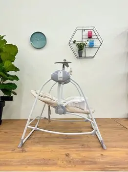 KikkaBoo Electrical swing & Bouncer Dozy Bear with me Beige საბავშვო ელექტრო შეზლონგი, 3 image