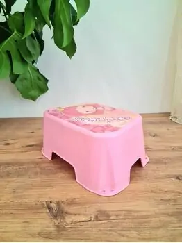One Step Stool Light Pink საბავშვო საფეხური აბაზანისთვის, 2 image