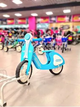 PILSAN RETRO SCOOTER BLUE 02 002 საბავშვო სკუტერი (ბალანს ბაიკი), 2 image
