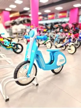 PILSAN RETRO SCOOTER BLUE 02 002 საბავშვო სკუტერი (ბალანს ბაიკი)