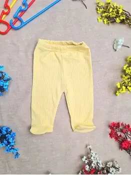 Bobix Newborn Baby Pants Yellow ჩვილის შარვალი