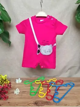Bobix Romper Little Kitten Pink ჩვილის რომპერი
